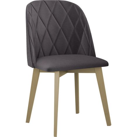 Silla Victorville 369, Roble Sonoma, 83x48x55cm, Tapiz, De madera (1/4)