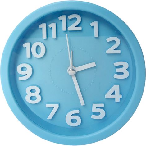 Réveil analogique silencieux, pour chambre, nuit, chambre d'enfant et bureau (1/5)