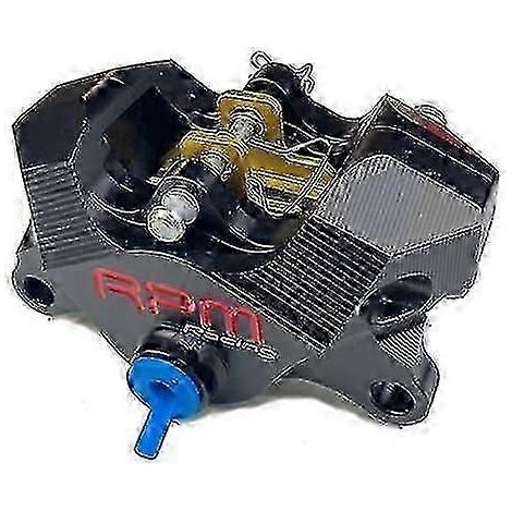 Étrier de frein arrière CNC universel Unique Rpm 84 mm pour moto Ducati Aprilia Suzuki Kawasaki YZF-R1 06-14 GSX-R1000 07-14 ZX-10R 08-10 (Noir) (1/5)