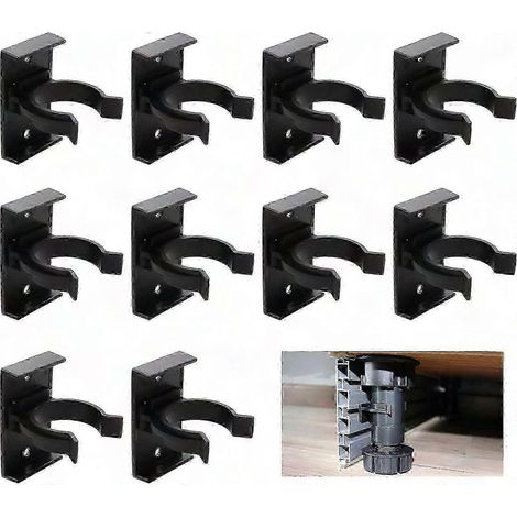 10 Befestigungselemente für Küchensockelleisten, Halterungen mit Clips, Zubehör für Sofas, Tische, Betten und TV-Ständer (1/5)