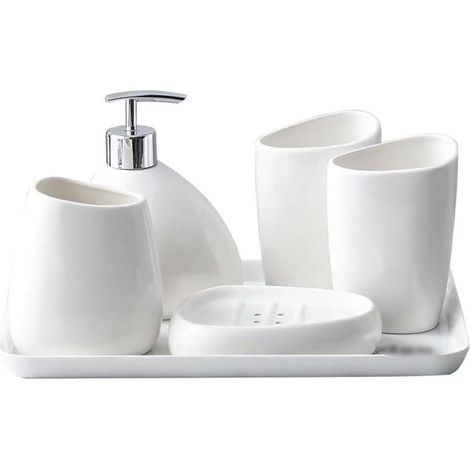 Keramik Toilettenartikelset Hotelspender Lotionflasche
