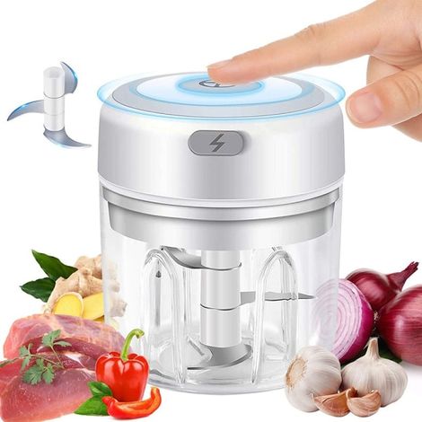Minihackare 250 ml (hackare för grönsaker & oignons, coupe-légumes) (1/3)