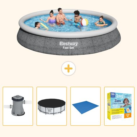 Bestway Bestway Fast Set Ronde - 457x84 cm - 5-pièces S198 (1/5)