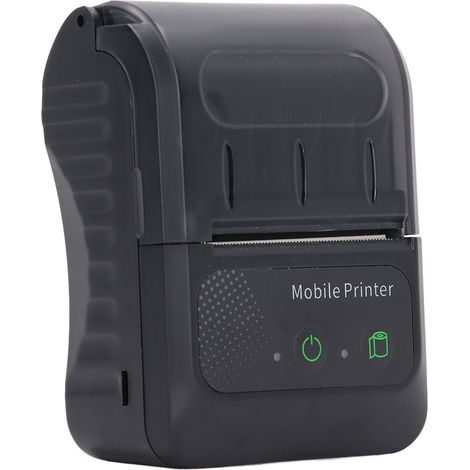 Imprimante de reçus sans fil, imprimante thermique Bluetooth, imprimante sans encre contrôlée par application mobile, prise standard américaine 100-240 V (1/5)