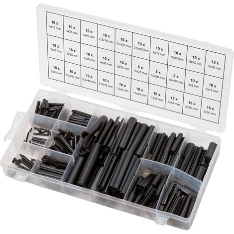 KS Tools - Assortiment de goupilles élastiques acier, 315 pcs - 970.0020