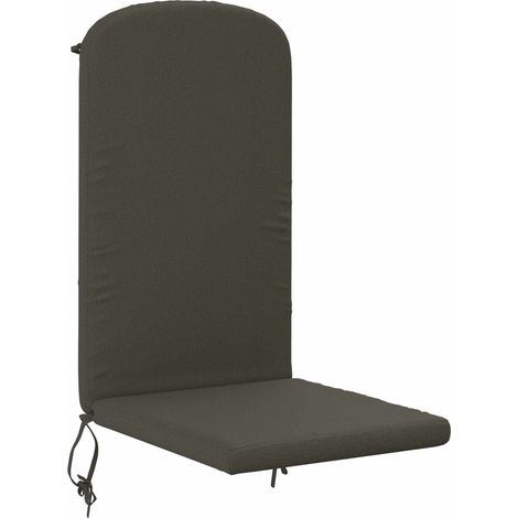 Cojín para tumbona de sol GEMERT 100% Poliéster Gris antracita vidaXL (1/5)