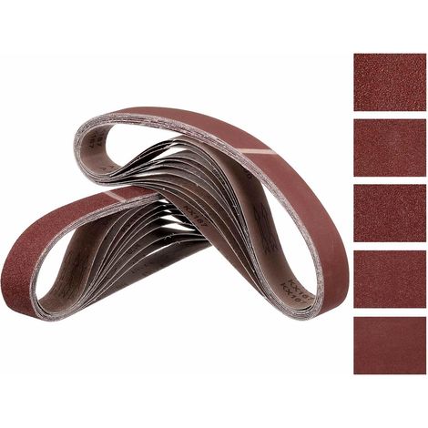25 Pcs Bandes Abrasives 25mm x 1067mm Pour Ponceuse A Bande (1/5)