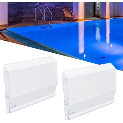 [Pièce de Remplacement de Skimmer] Gate Weir Baffle en Plastique 19.5x14cm 2 Pièces pour Pool