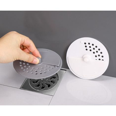 Bonde de sol portable pour salle de bain filtre a cheveux anti odeur connecteur de drainage pour evier et douche protection