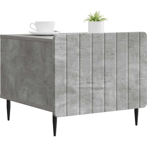 Maison Exclusive - Couchtisch Betongrau 49 x 50 x 42 cm Holzwerks