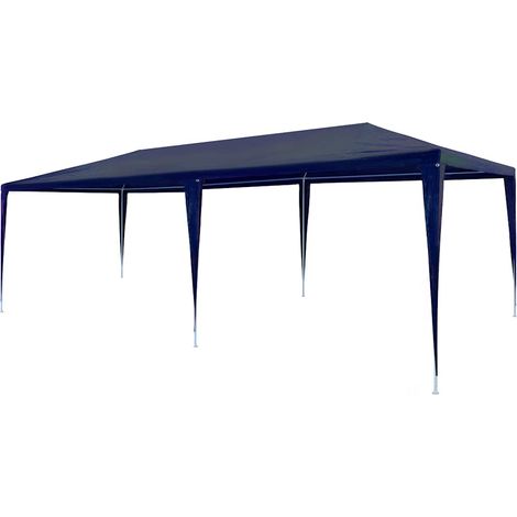 Tente de réception 3x6 m PE Bleu (1/5)