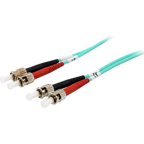 Câble fibre optique multimode St/st Om3 50/125 Lsoh 2m Couleur bleu