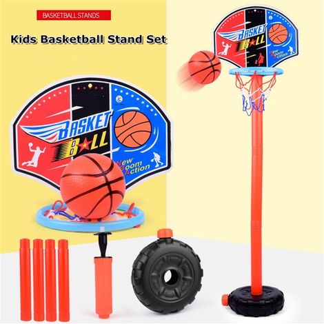 Soporte ajustable para aro de baloncesto y aro de baloncesto para niños (set de regalo) (1/5)