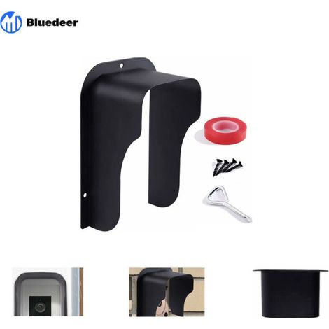 Couvercle MéTallique éTanche pour Sonnette, Serrure De Porte, interphone, protection sonnette exterieur pluie ProtèGe Convient aux Prise Exterieur