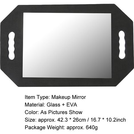 Miroir à main double pour salon de coiffure et institut de beauté, miroir professionnel pour coiffeur (1/5)