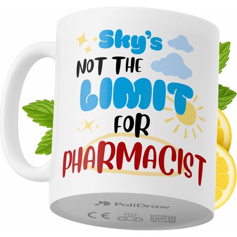 Lustige Kaffee- oder Teetasse für Apotheker mit witzigem Textdesign – ideal für Geburtstage, Namenstage, Feiertage und besondere Anlässe. Hochwertige Tasse für Zuhause, Büro und Arbeit. Farbe: Weiß, 3