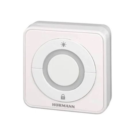 Hörmann – Bouton poussoir interne IT3b-1 pour motorisation de porte de garage – Gros bouton lumineux – Ouverture pratique – Compatible SupraMatic