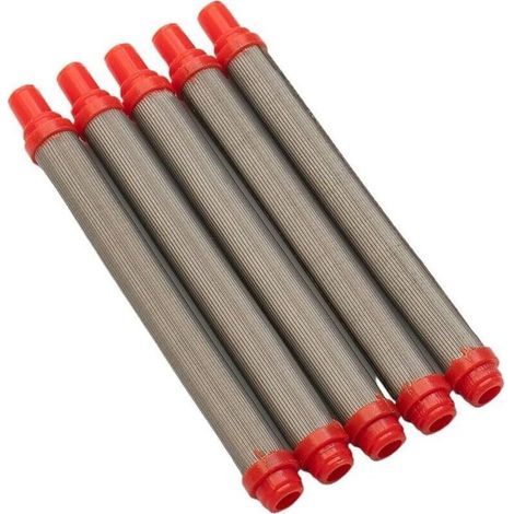 Lot de 5 filtres à peinture sans air 200 mailles en acier inoxydable pour pistolet à peinture Wagner Airless (1/5)