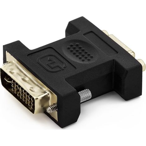 Adaptador DVI a VGA Full HD 1080p 60Hz Logilink VGA-DVI Adapter Negro (1/5)