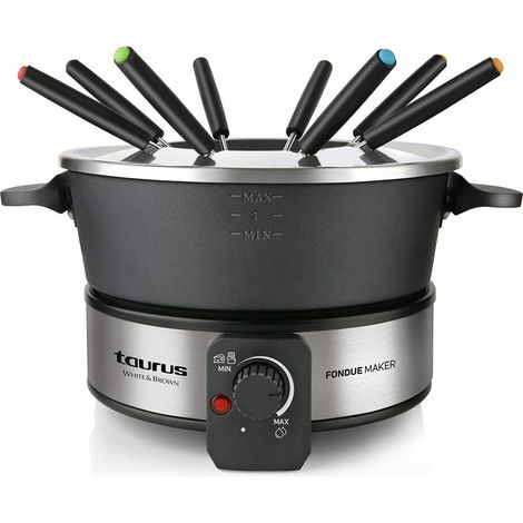 Fonduta Taurus FF2 Nero Argentato 1000 W (1/5)