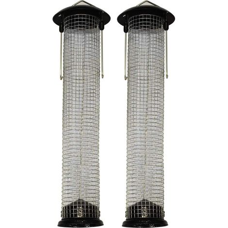 2 x Large Hanging Peanut Bird Feeders For Selections Bird Feeding Stations (1/5)