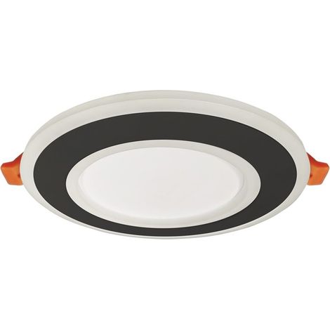 Plafonnier LED Halo 24 W 2300 lm CCT Noir