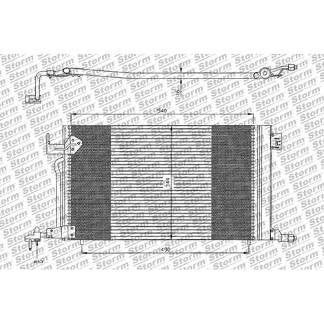 Condenseur de climatisation compatible Citroën ZX 3/5 portes
