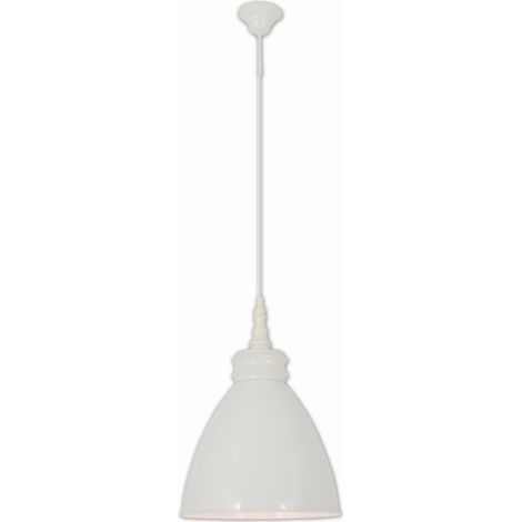 Naeve PINHEAD Plafonnier suspendu dôme blanc 38 cm 1 x E27 (1/2)