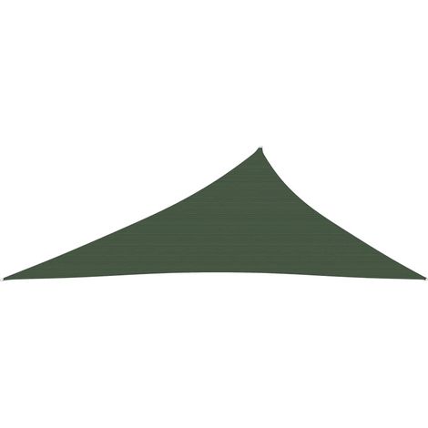 Voile d'ombrage,Voile parasol/Auvent pour Jardin Balcon en 160 g/m² Vert foncé 4x5x6,8 m PEHD -40842 (1/5)