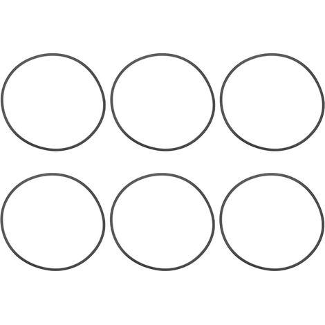 Lot De 6 Anneaux en Caoutchouc pour Tabouret De Bar Joint De Base Haute Élasticité Réduction du Bruit Stabilité Renforcée Et Protection du Sol Pièces De Rechange pour Réparation 15.16 in (1/5)