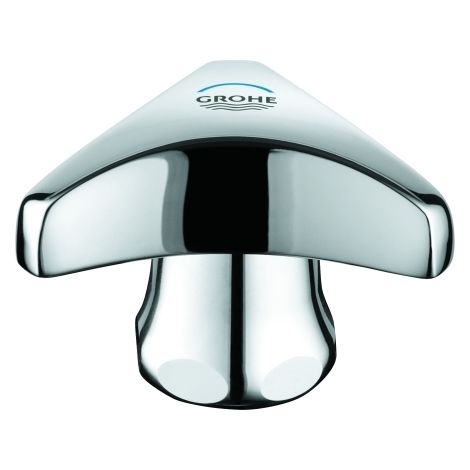 Grohe Griff Trecorn 45080 1/2" Markierung blau mit Kappe chrom (1/3)