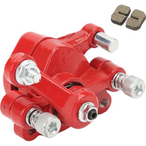 Hinterrad-Scheibenbremssattel mit 2 Bremsbelägen aus Stahllegierung, Ersatzteil für Motovox MBX10, MBX11, MBX12 und Moto MMB80 Mini-Bike (1/5)