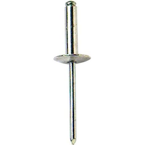 Bulk Hardware BH04094 Rivet pop en Alliage standard, 4,8 mm, Set de 50 Pieces