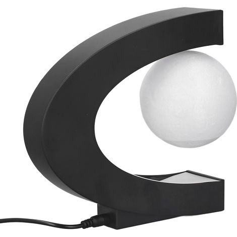 Lampe Lune en Lévitation ABS, veilleuse lune flottante pour la décoration de la maison et du bureau, prise 100-240 V. (1/5)