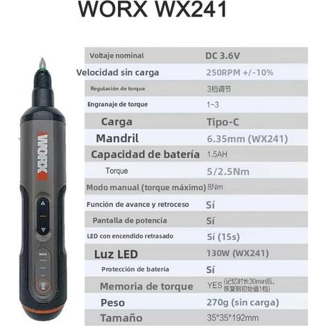 Tournevis électrique rechargeable USB 4V, outil de perçage portable (1/5)