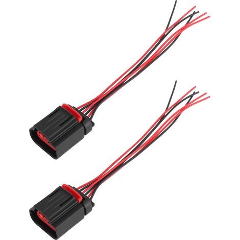 Connecteur de Capteur de Masse d'air pour Voiture 2X 6 Broches 6C1112B579AA Compatible avec Et