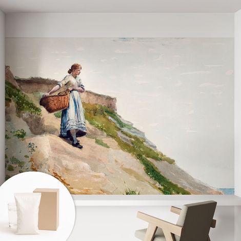 Carta Da Parati Con Design Moderno - Per Rinnovamento Rapido - Non-Woven - Per Interni Moderni Paesaggio della schiena 152x104 cm (1/5)