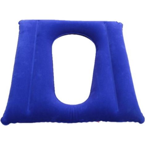 Cojín de aire con orificio para pacientes, antiescaras, cojín de aire inflable, apto para sillas de ruedas, sillas de baño y camas. (1/4)