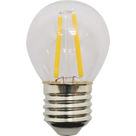 Bombilla LED Esférica E27 Luz fría (2W) (1/2)
