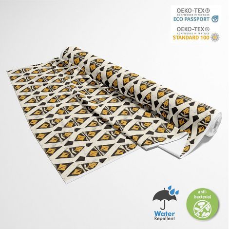 TISSUS DÉCORATIFS D'EXTÉRIEUR OXFORD - Motif africain DX18007 (1/5)