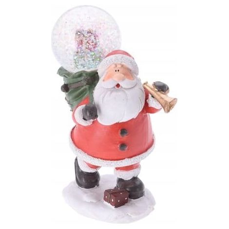 Boule à neige et à eau de Noël Père Noël 13 cm