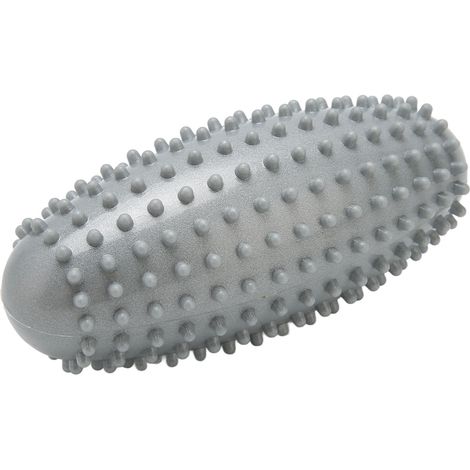 Balle de massage en PVC durable et inodore, rouleau de massage multifonction portable pour les pieds, le dos et la fasciite plantaire (gris). (1/5)