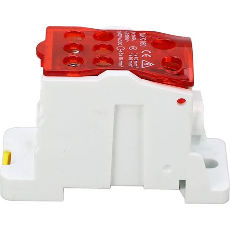 Boîte de jonction électrique 160A 690V rouge pour installation industrielle et distribution d'énergie (1/5)