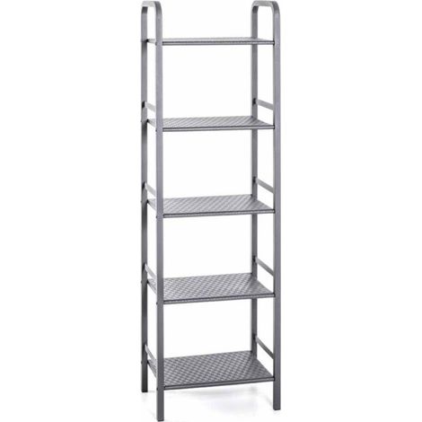 Étagère Design 5 Niveaux "Melo" 137cm Gris