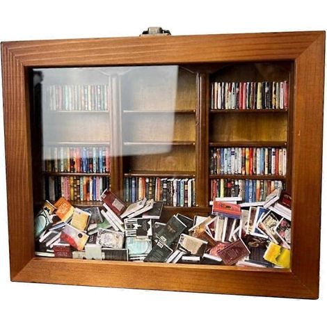 Décoration de bureau pour étagère : Secouez votre anxiété, décorations de bibliothèque anti-anxiété comme cadeau anti-stress (1/5)