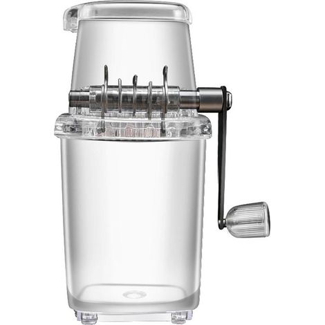 Broyeur à glace manuel portable, machine à glace pilée domestique à manivelle, outil de cuisine (1/5)