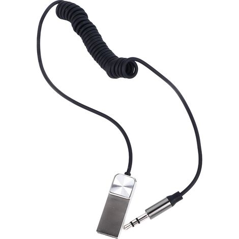 Adaptateur Bluetooth Voiture 3.5mm Jack, Récepteur Audio Sans Fil Portable, Connexion Stable, Appairage Rapide pour Auto et Maison (1/5)