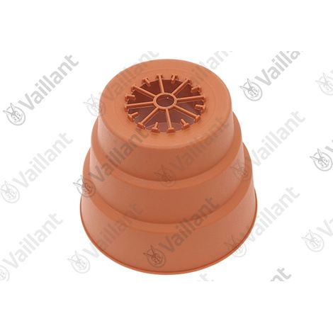 VAILLANT Sombrerete de humos, rojo 0020220657 Conducto de tejado inclinado rojo Vaillant-Nr. , 0020238364