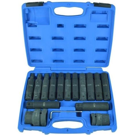 Set de 16 puntas de impacto JBM 51028 (1/4)