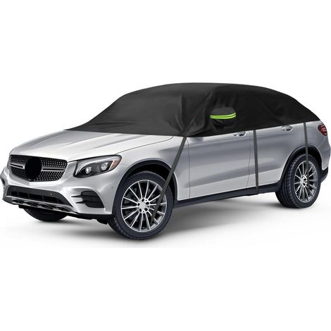 Bâche demi-voiture étanche pour Mercedes-Benz GLC 2016-2023, protection toutes saisons réfléchissante (1/5)